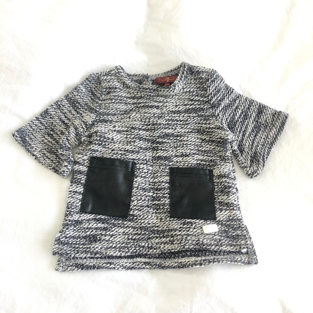7 For All Mankind Baby Girl Sweater Top 18M